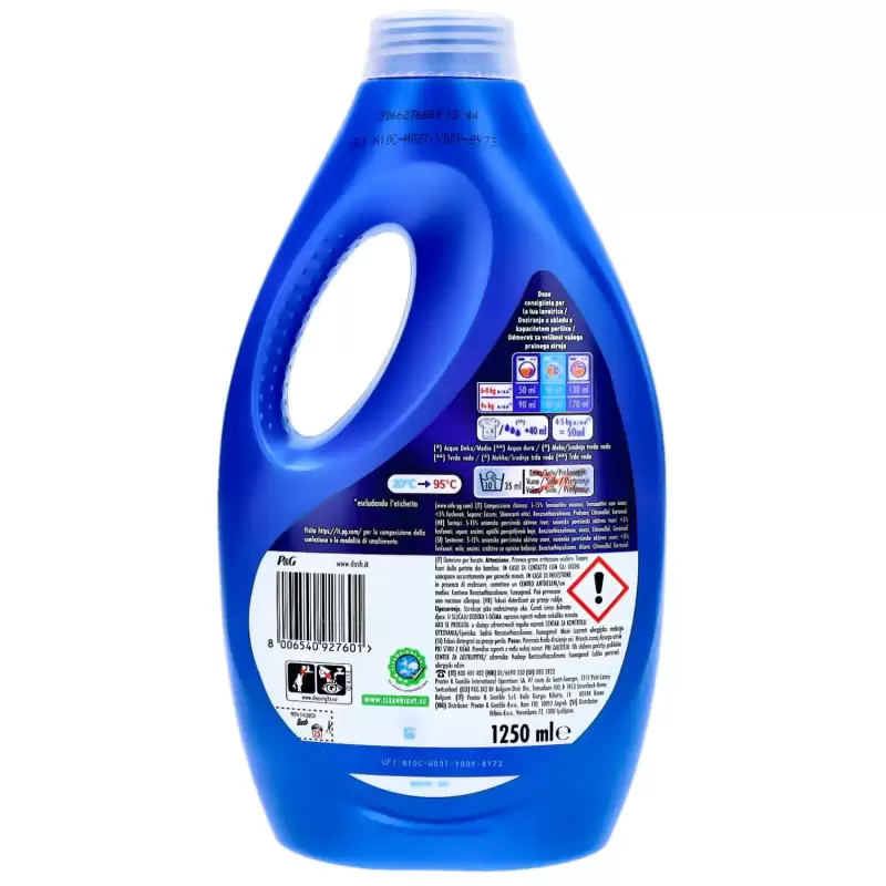 Dash Detergent lichid Automat Clasic 25x2 spalari, 1250 ml Bax 2 buc.